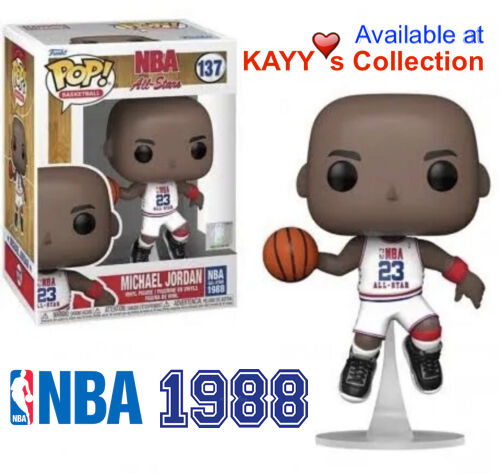 new Funko pop 137 Michael Jordan All Star NBA Legend available at kayys collection montreal