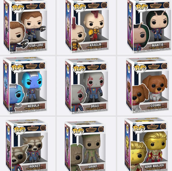 funko pop new GOTG Marval Guardians of the Galaxy available at kayy's collection montreal funko pop store