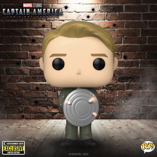 Funko Pop! figure Captain America with Prototype Plain Silver Shield available at kayys collection montreal