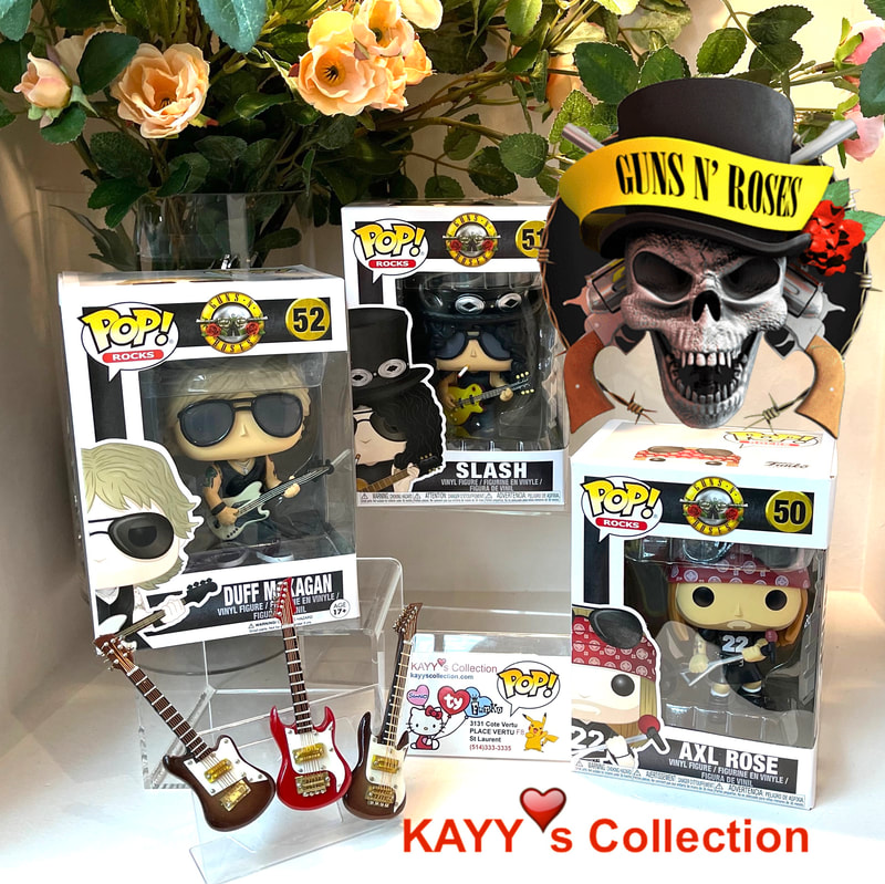 Funko Pop Music Rocks GUNS N ROSES available at kayys collection montreal funk pop store