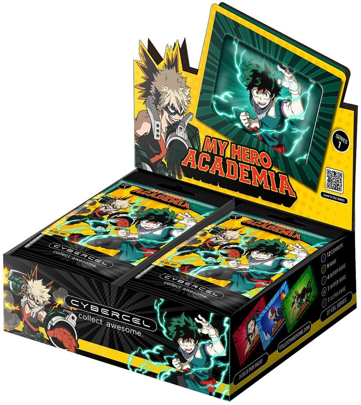 official anime CYBERCEL Booster packs JUJUTSU KAISEN  at Kayys Collection montreal anime store