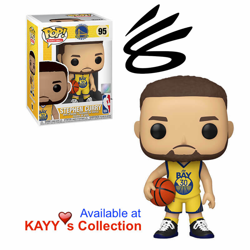funko pop nba stephen curry available at kayy's collection montreal funko pop store
