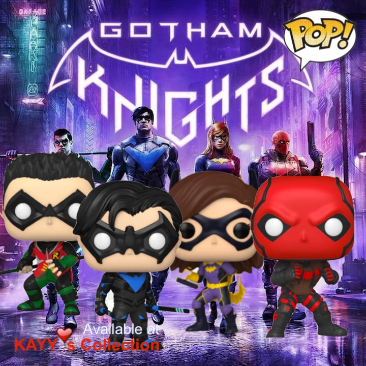 FUNKO POP DC GOTHAM KNIGHTS available at kayys collection montreal funko pop store