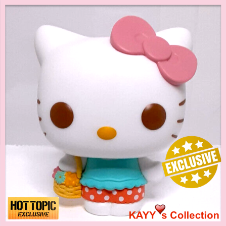 Exclusive Hello Kitty with Basket FUNKO POP Hot Topic, available at kayys collection, best funko pop montreal and west island