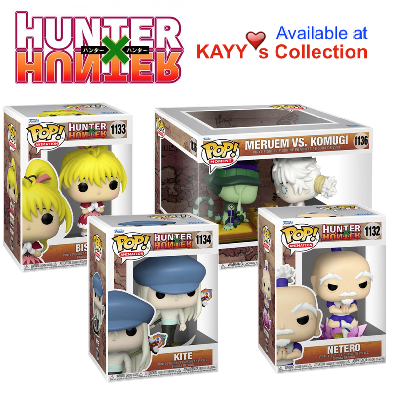 FUNKO POP HUNTER X HUNTER AVAILABLE AT KAYY'S COLLECTION FUNKO POP STORE MONTREAL