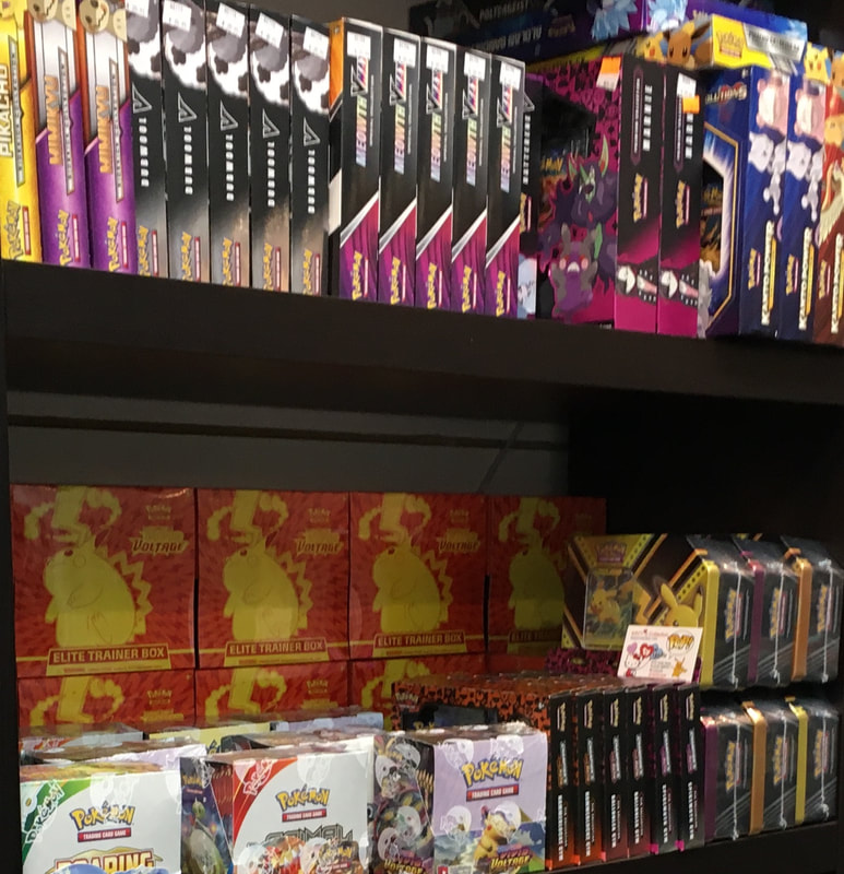 Pokemon TCG trading cards darkness ablaze, vivid voltage, rare pokemon cards available at kayy's collection