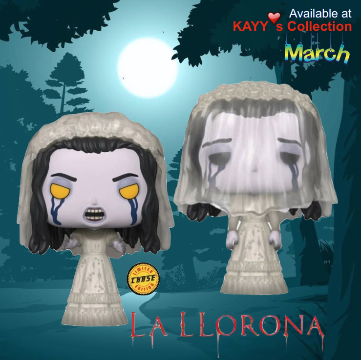 funko pop horror movie la llorona chase 
available at kayy's collection montreal, west island