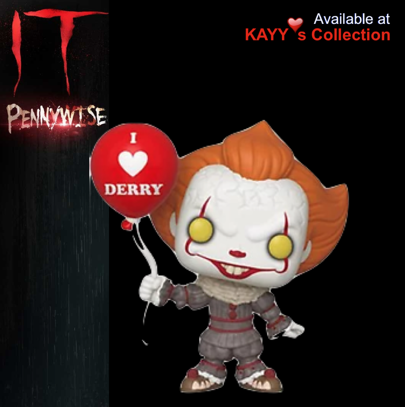 funko pop horror movie IT Pennywise available at kayy's collection montreal, west island